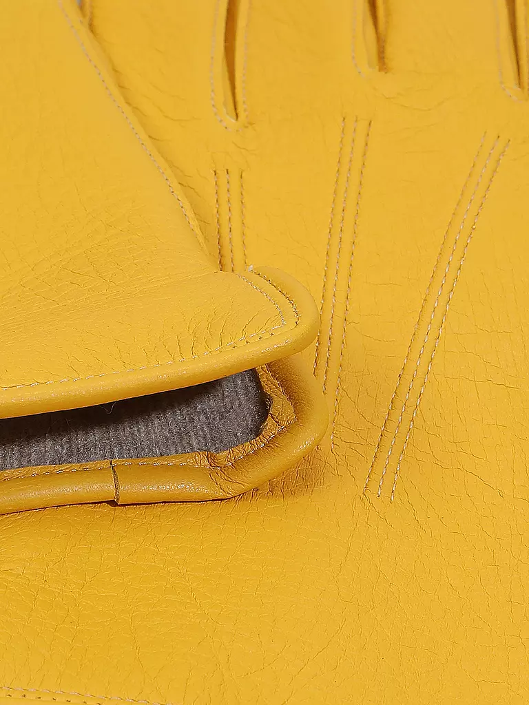 TR-HANDSCHUHE | Guanti in pelle | Giallo