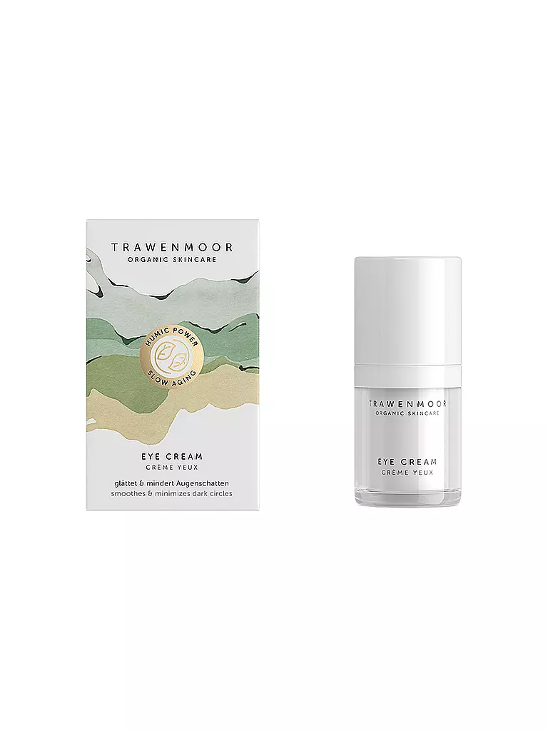 TRAWENMOOR | Crema occhi - Eye Cream Ricaricabile 15ml | Senza colore