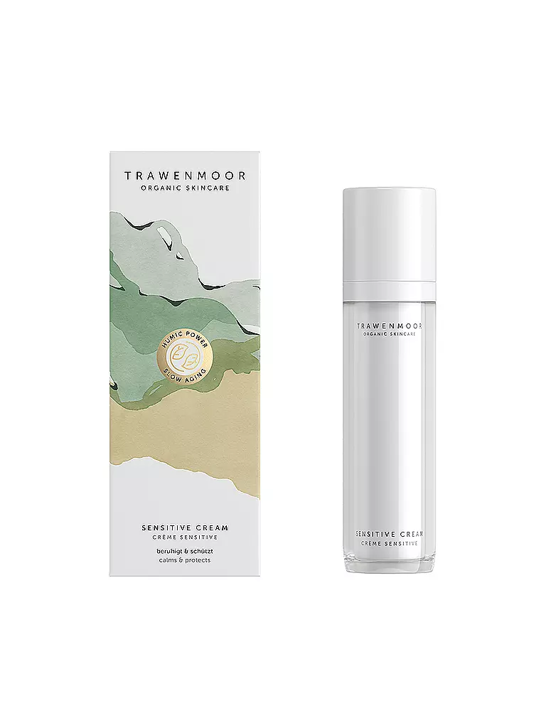 TRAWENMOOR | Crema viso - Sensitive Cream Ricaricabile 50ml | Senza colore