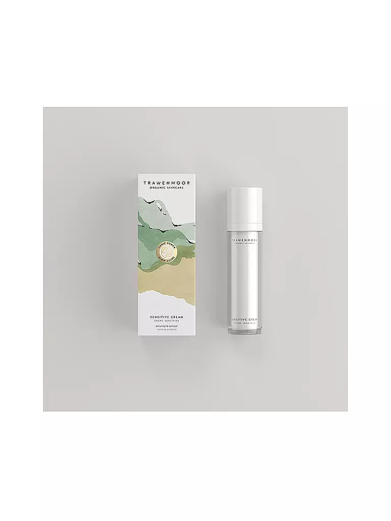 TRAWENMOOR | Crema viso - Sensitive Cream Ricaricabile 50ml | Senza colore