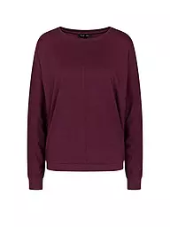 TRIUMPH | Maglietta a maniche lunghe da loungewear COZY COMFORT | Rosso scuro
