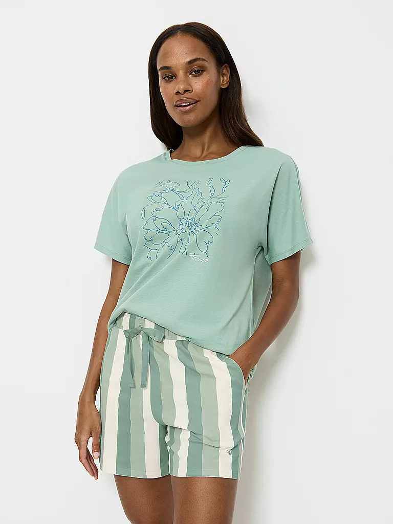 TRIUMPH | Pyjamashorts MIX & MATCH | Verde chiaro