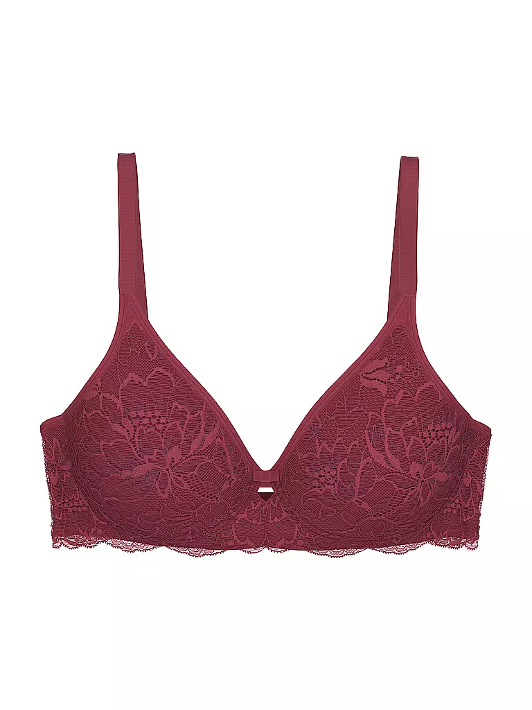 TRIUMPH | Reggiseno con ferretto AMOURETTE sweet marsala | Rosso scuro