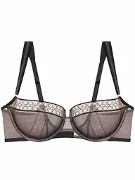 TRIUMPH | Reggiseno con ferretto PALINA COSMIC HEARTBEAT illumines blue | Nero