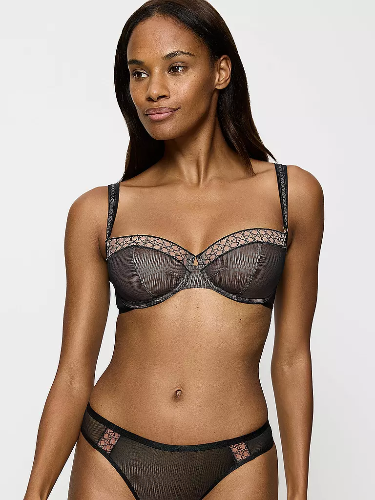 TRIUMPH | Reggiseno con ferretto PALINA COSMIC HEARTBEAT nero | Nero