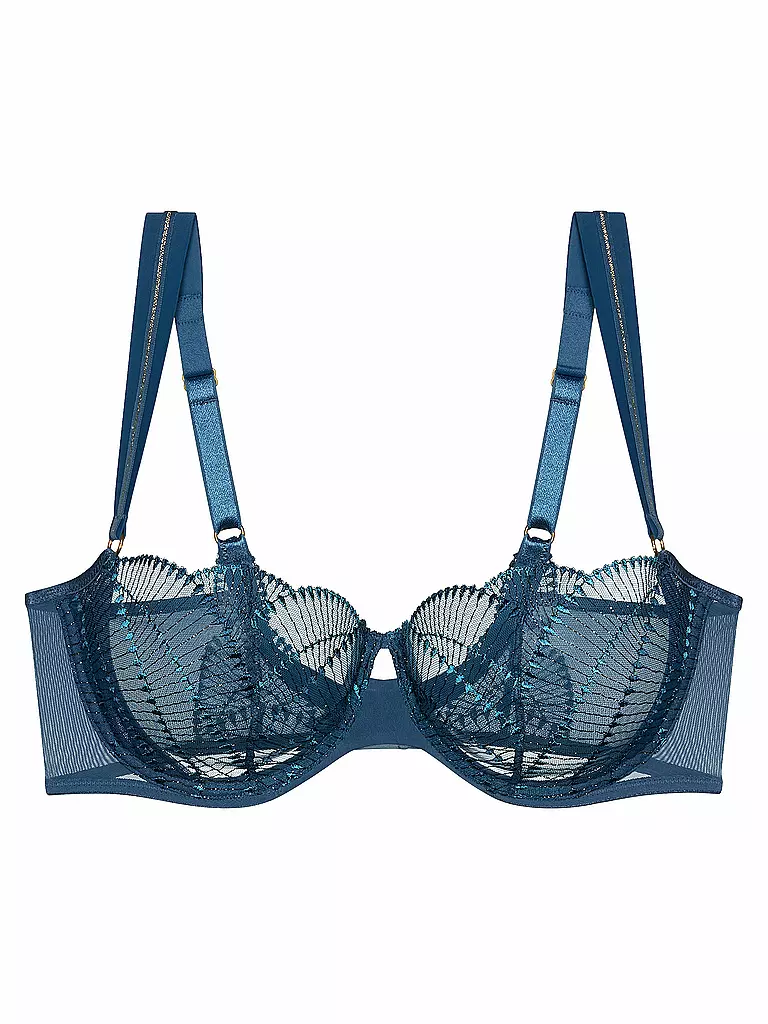 TRIUMPH | Reggiseno con ferretto PALINA SEA FULL OF STARS blu fumé | Blu