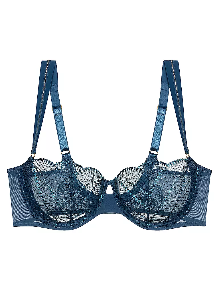 TRIUMPH | Reggiseno con ferretto PALINA SEA FULL OF STARS blu fumé | Blu