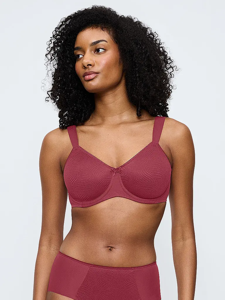 TRIUMPH | Reggiseno Minimizer ESSENTIAL MINIMIZER sweet marsala | Rosso scuro