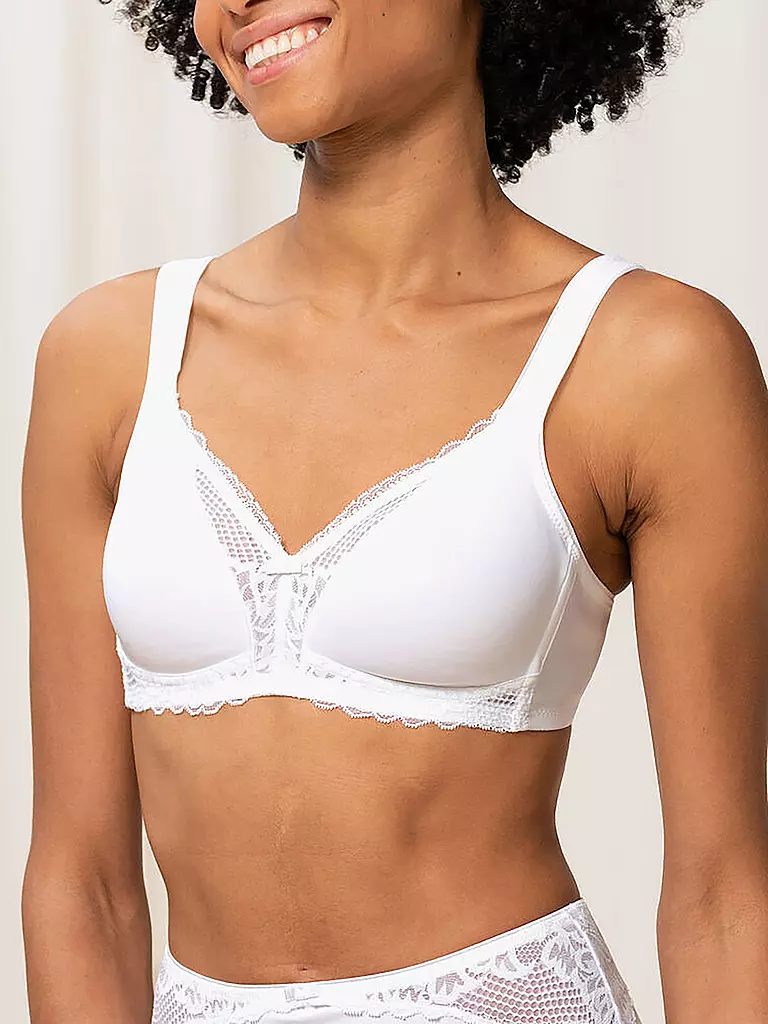 TRIUMPH | Reggiseno senza ferretto Modern Lace bianco | 