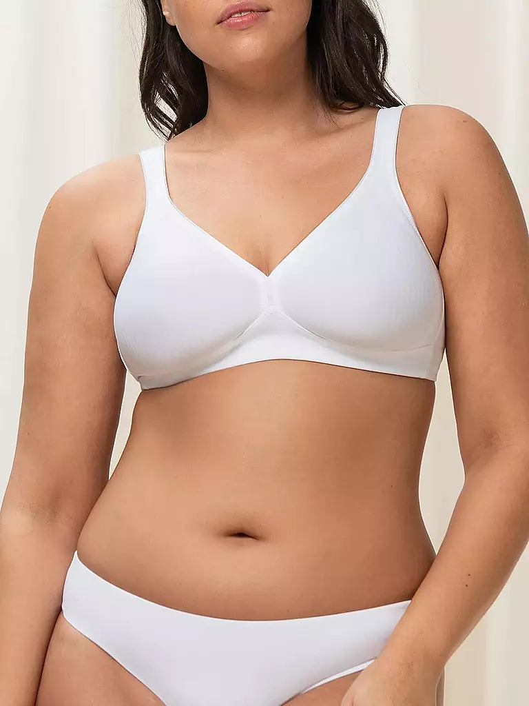 TRIUMPH | Reggiseno senza ferretto Soft & Cotton Bianco | 