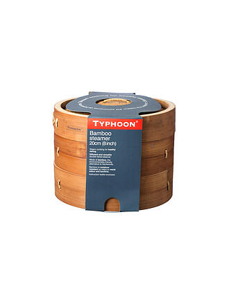 TYPHOON | Cestello per cottura a vapore in bambù, 3 pezzi