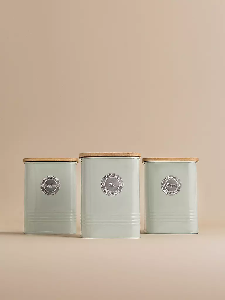 TYPHOON | Barattolo per caffè SQUIRCLE 1,3 l verde pastello/bambù | Verde chiaro