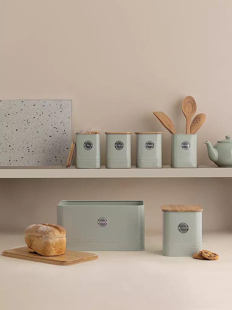 TYPHOON | Barattolo per caffè SQUIRCLE 1,3 l verde pastello/bambù | Verde chiaro