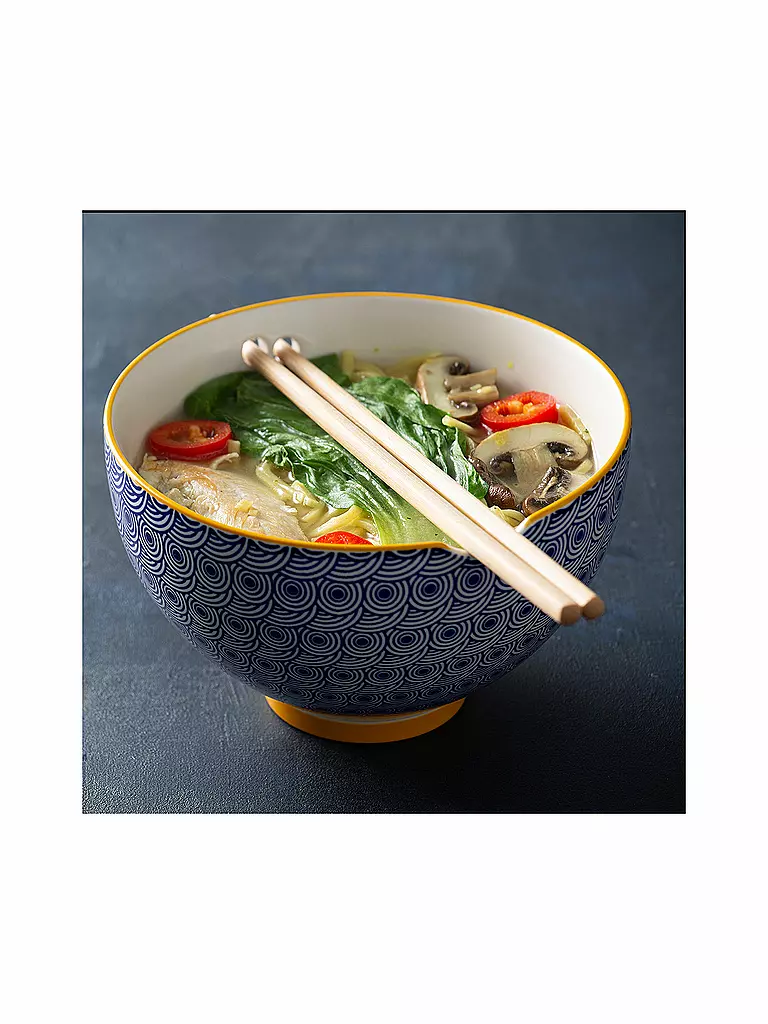 TYPHOON | Ciotola asiatica con bacchette, set da 2 pezzi | Multicolore