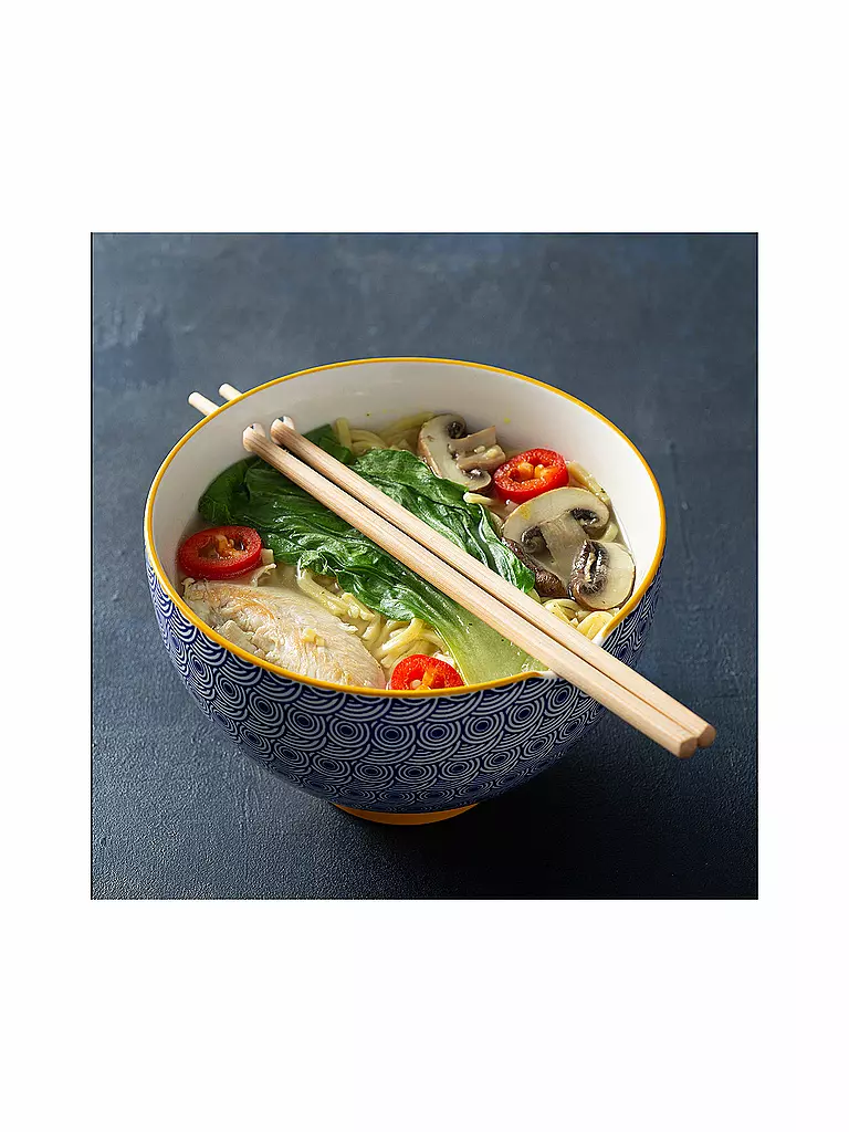 TYPHOON | Ciotola asiatica con bacchette, set da 2 pezzi | Multicolore