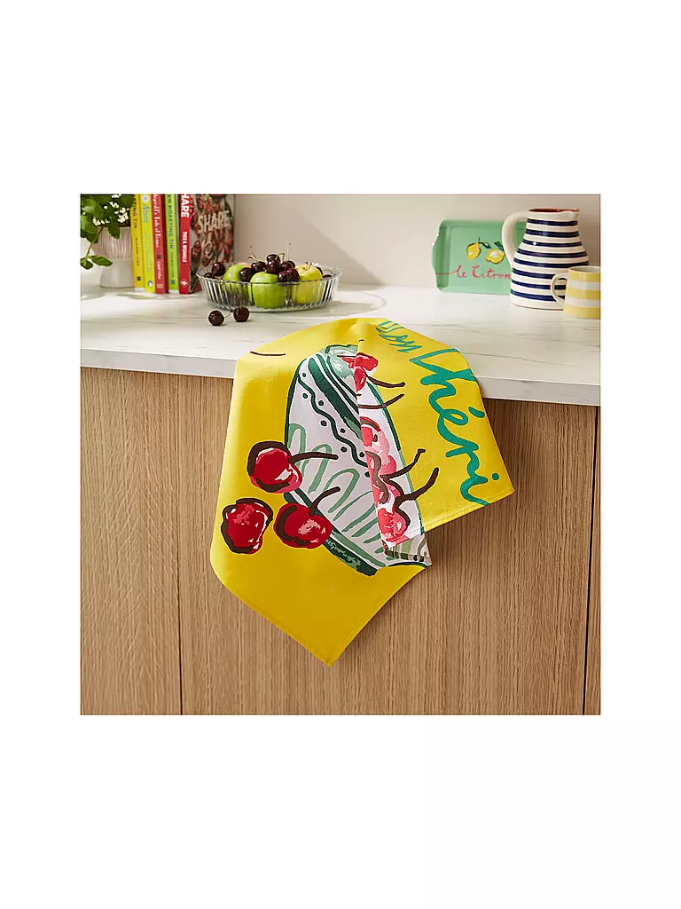 ULSTER WEAVERS | Geschirrtuch 45x75cm Summer Fruits Cheri | Giallo