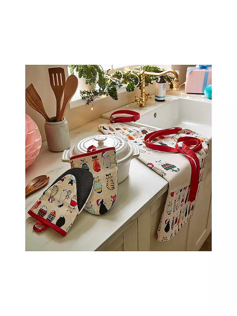 ULSTER WEAVERS | Grembiule Recycled Cats in Waiting | Multicolore