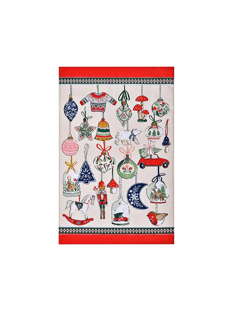 ULSTER WEAVERS | Strofinaccio 45x75cm CHRISTMAS ORNAMENT | Menta