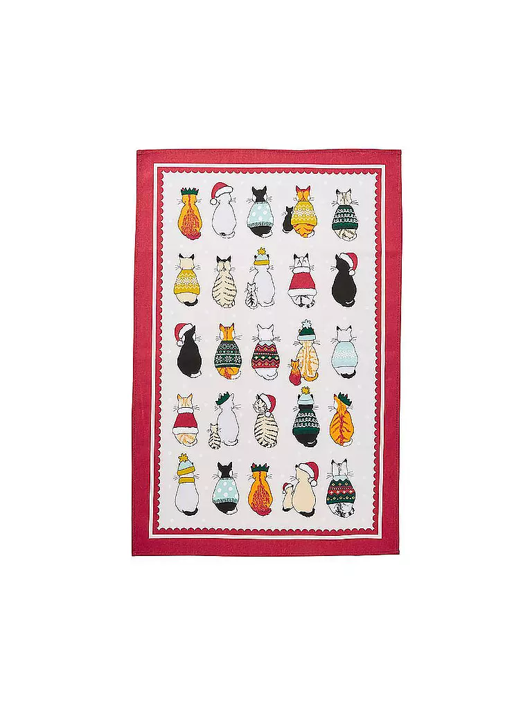 ULSTER WEAVERS | Strofinaccio Recycled Cats in Waiting | Multicolore