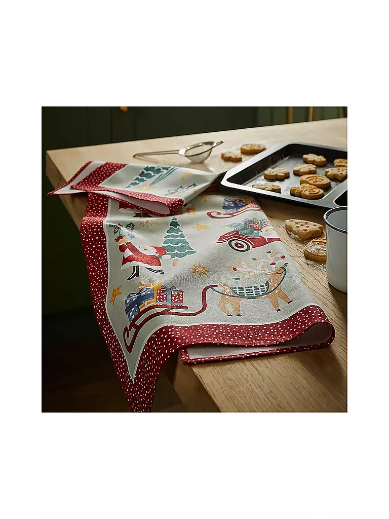 ULSTER WEAVERS | Strofinaccio Recycled Tis the Season | Senape
