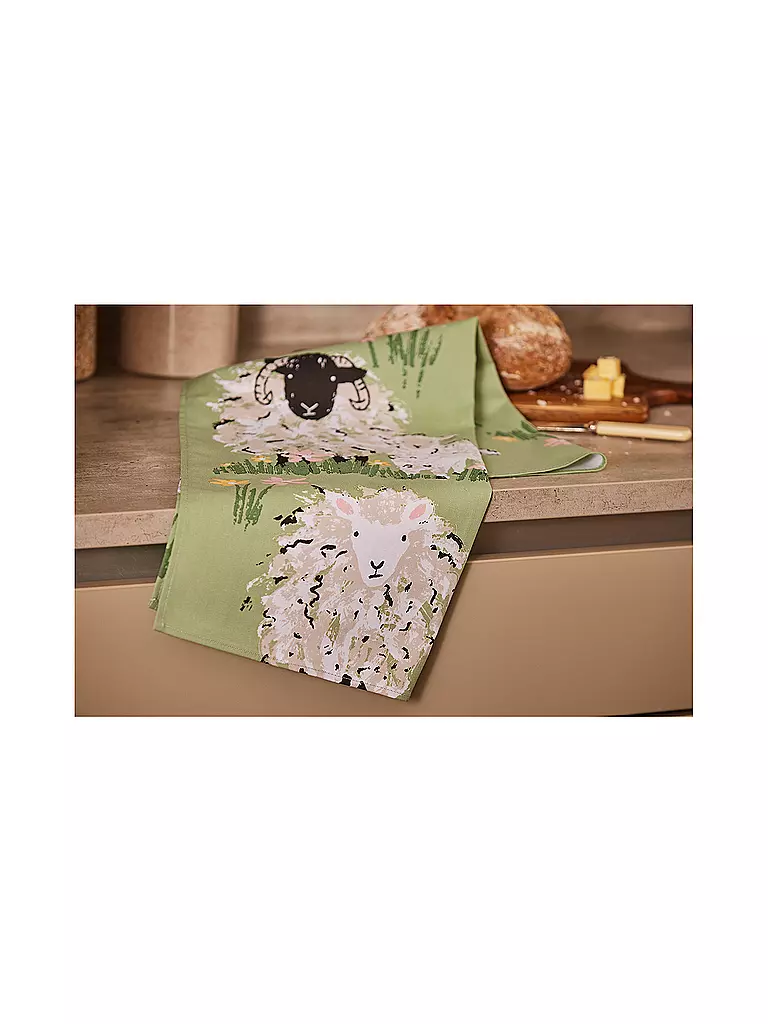 ULSTER WEAVERS | Strofinaccio Woolly Sheep | Verde chiaro