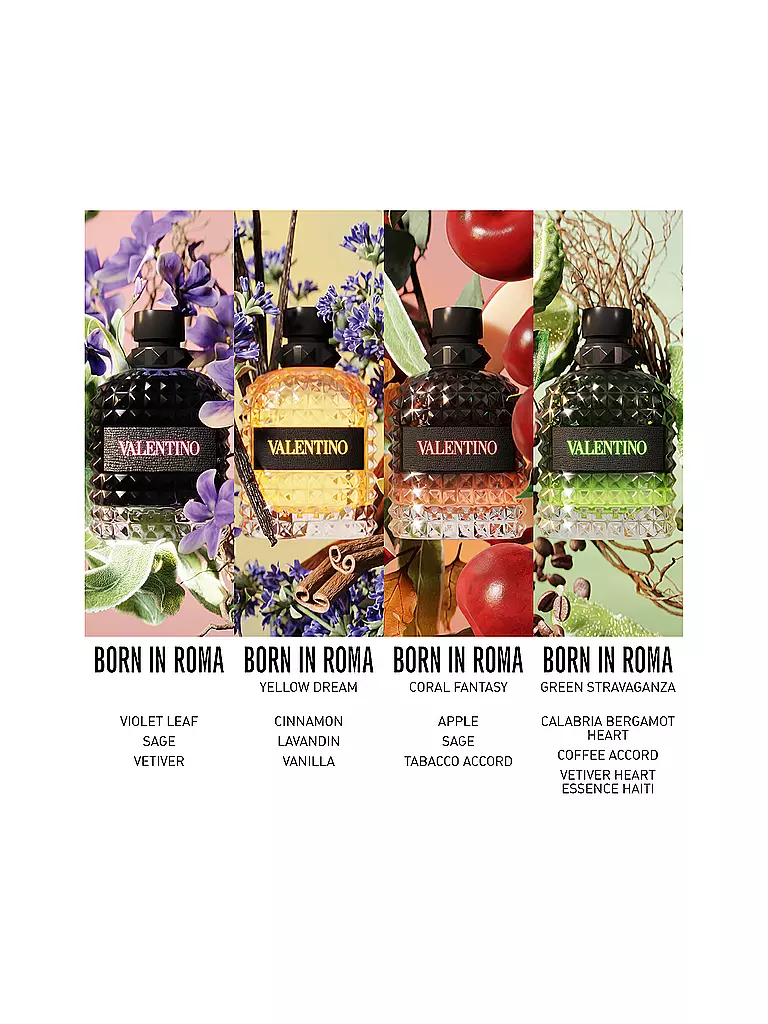 VALENTINO | Born in Roma Green Stravaganza Uomo Eau de Toilette 50ml | Senza colore