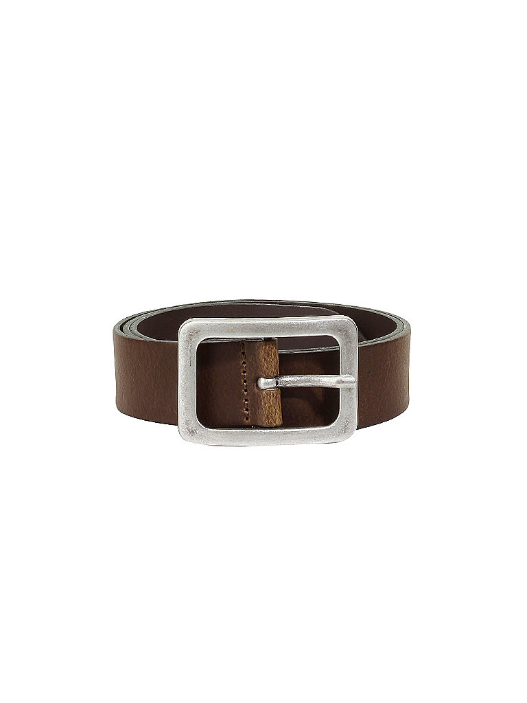 Cintura in pelle marrone 100