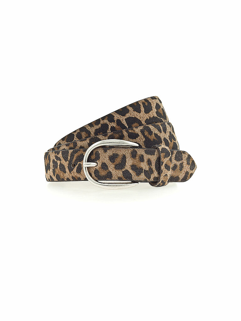 Cintura in pelle marrone 90