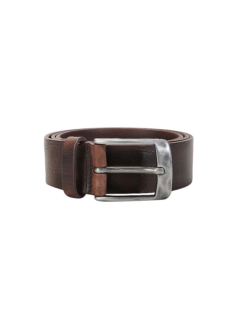 Cintura in pelle marrone 100
