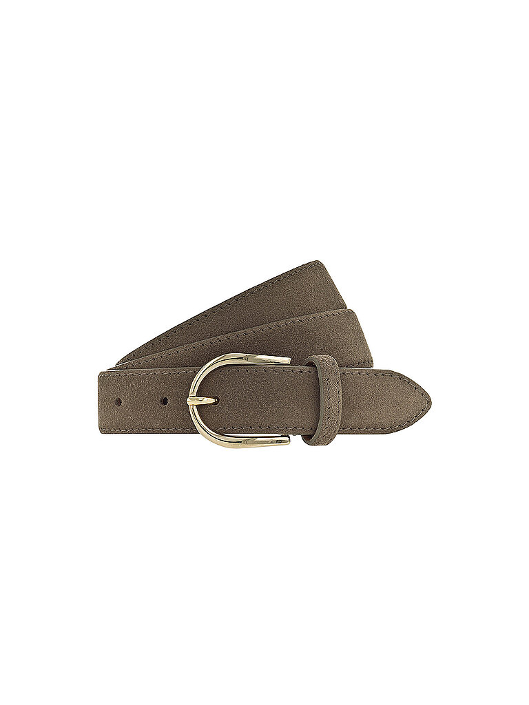 Cintura in pelle beige 105