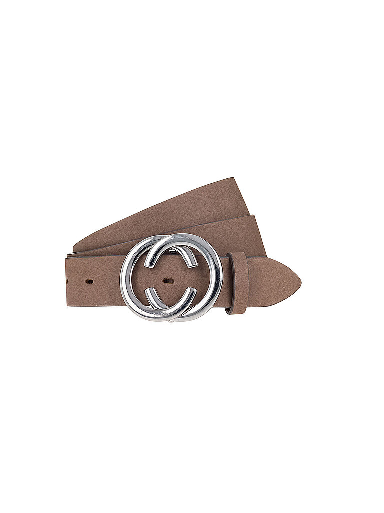 Cintura in pelle beige 95