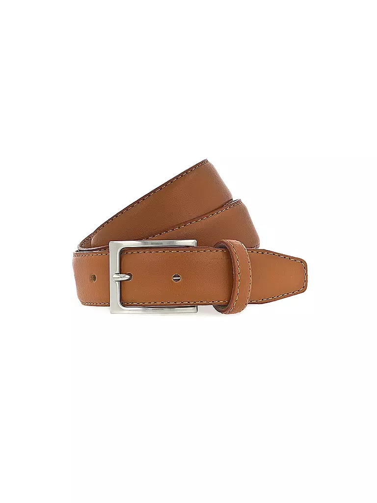 VANZETTI | Cintura in pelle per bambini | Cammello