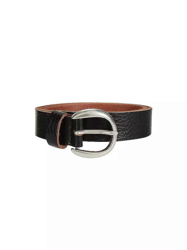 VANZETTI | Cintura in pelle per bambini | Nero