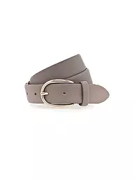 VANZETTI | Cintura in pelle | Grigio chiaro