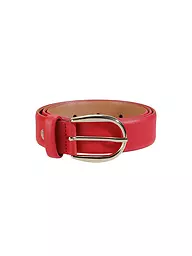 VANZETTI | Cintura in pelle | Rosso