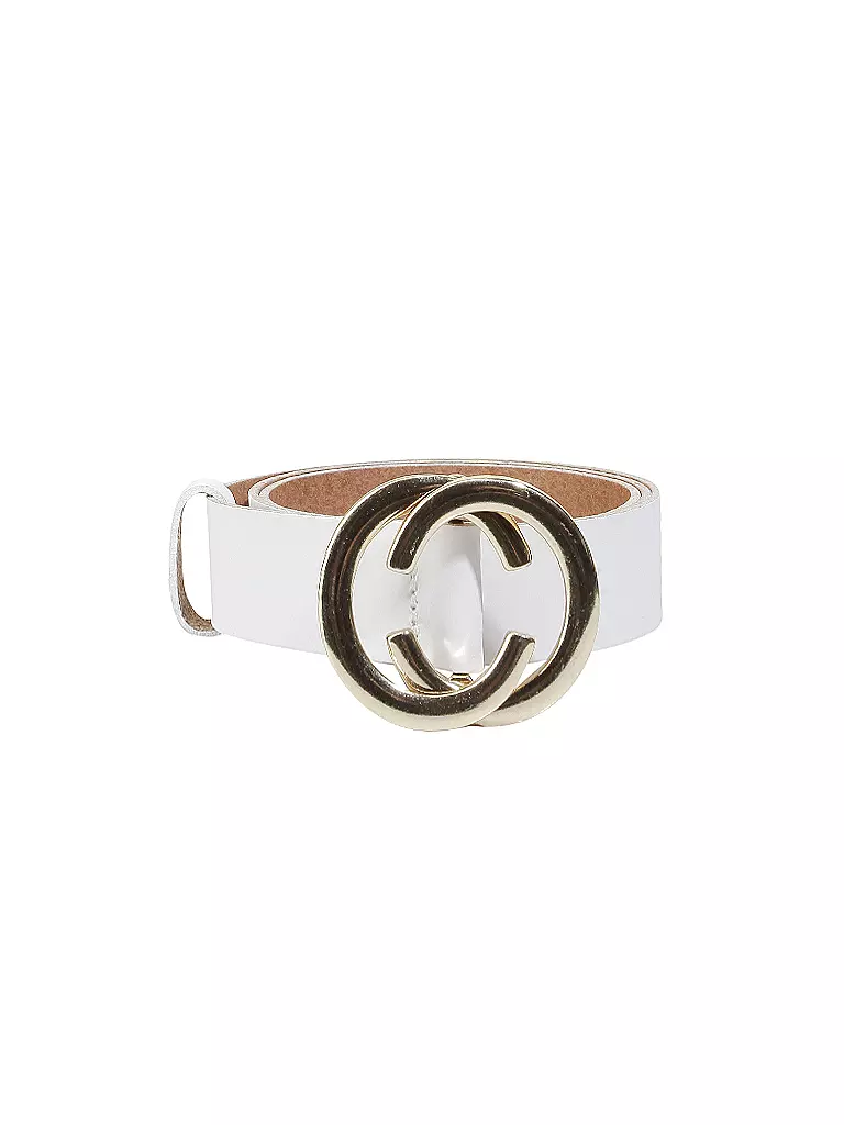 VANZETTI | Cintura in pelle | Bianco