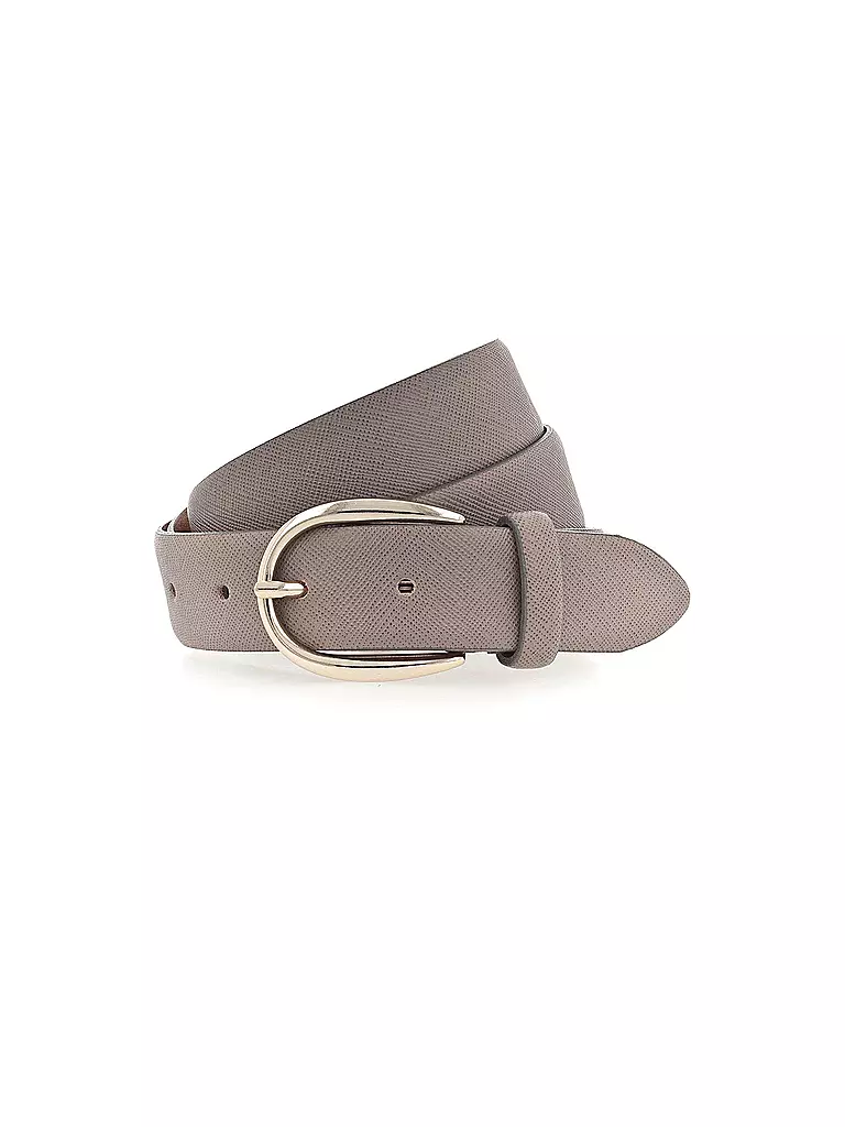 VANZETTI | Cintura in pelle | Grigio chiaro