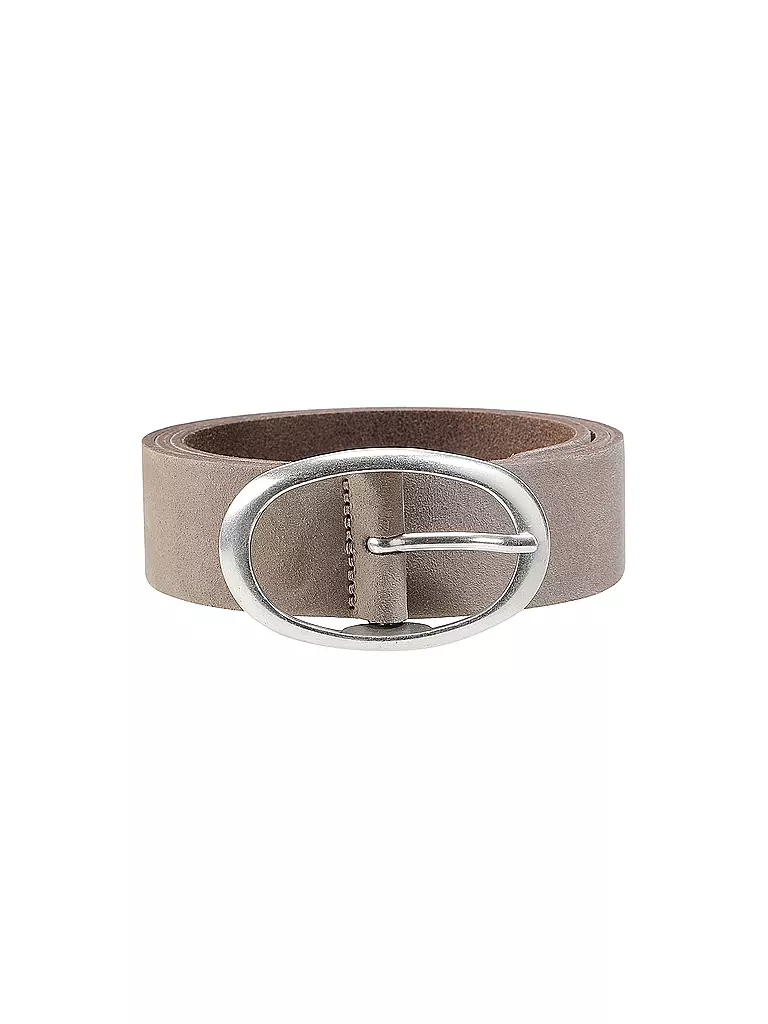 VANZETTI | Cintura in pelle | Grigio chiaro