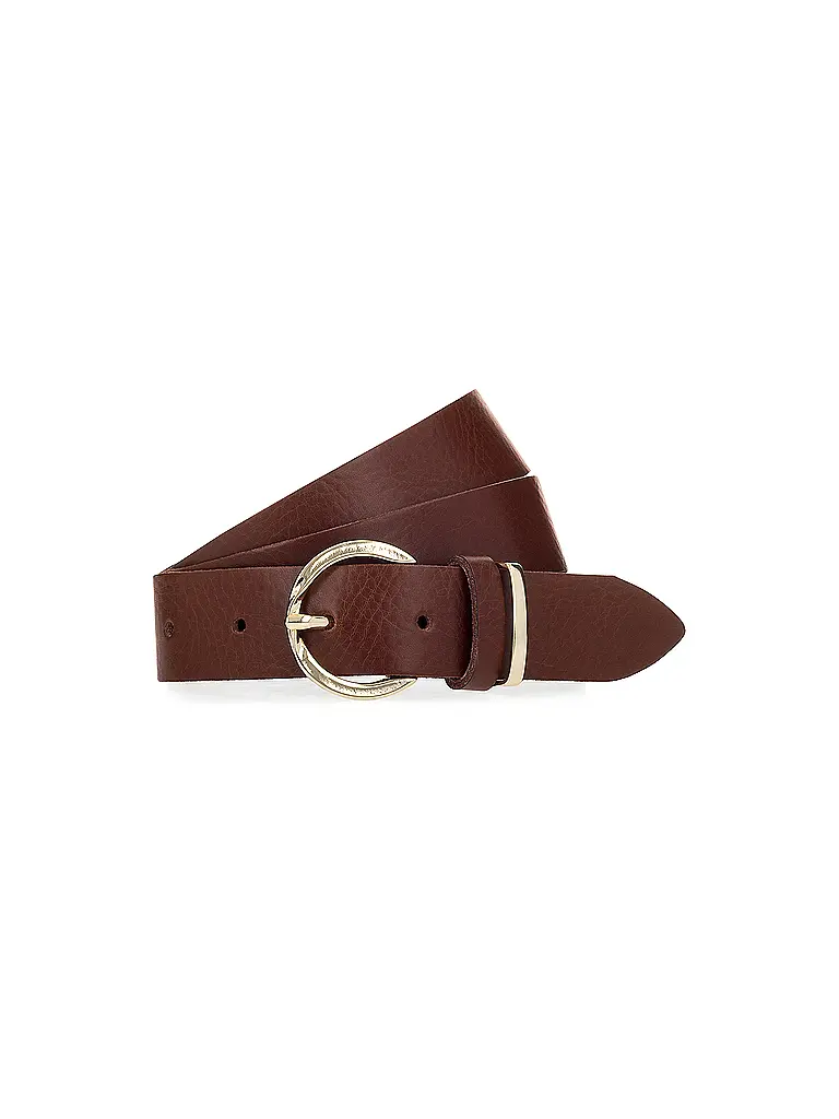 VANZETTI | Cintura in pelle | Cammello