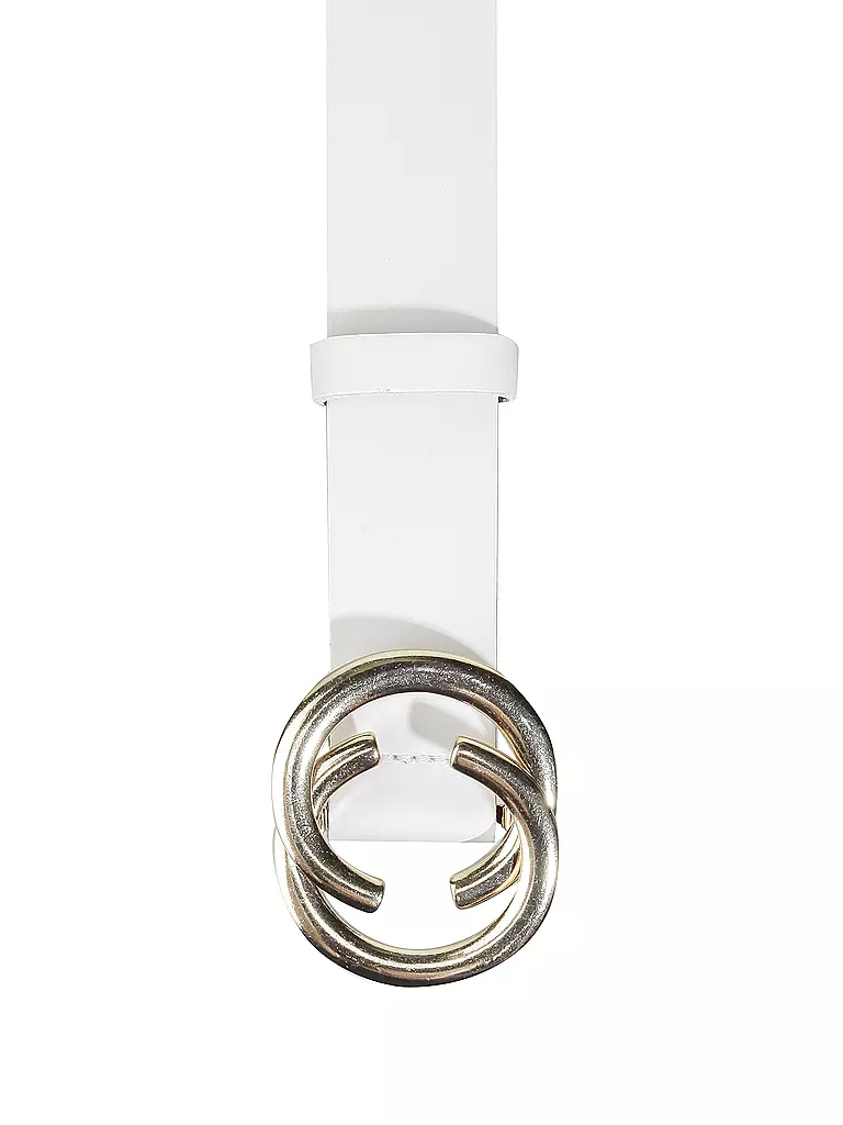 VANZETTI | Cintura in pelle | Bianco