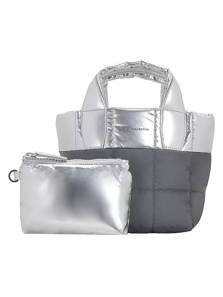 VEE COLLECTIVE | Borsa - Mini Bag PORTER TOTE Mini | Argento