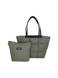 VEE COLLECTIVE | Borsa - Shopper PORTER BASQUE Medium | Oliva