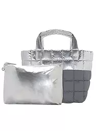 VEE COLLECTIVE | Borsa - Shopper PORTER TOTE Medium | Argento