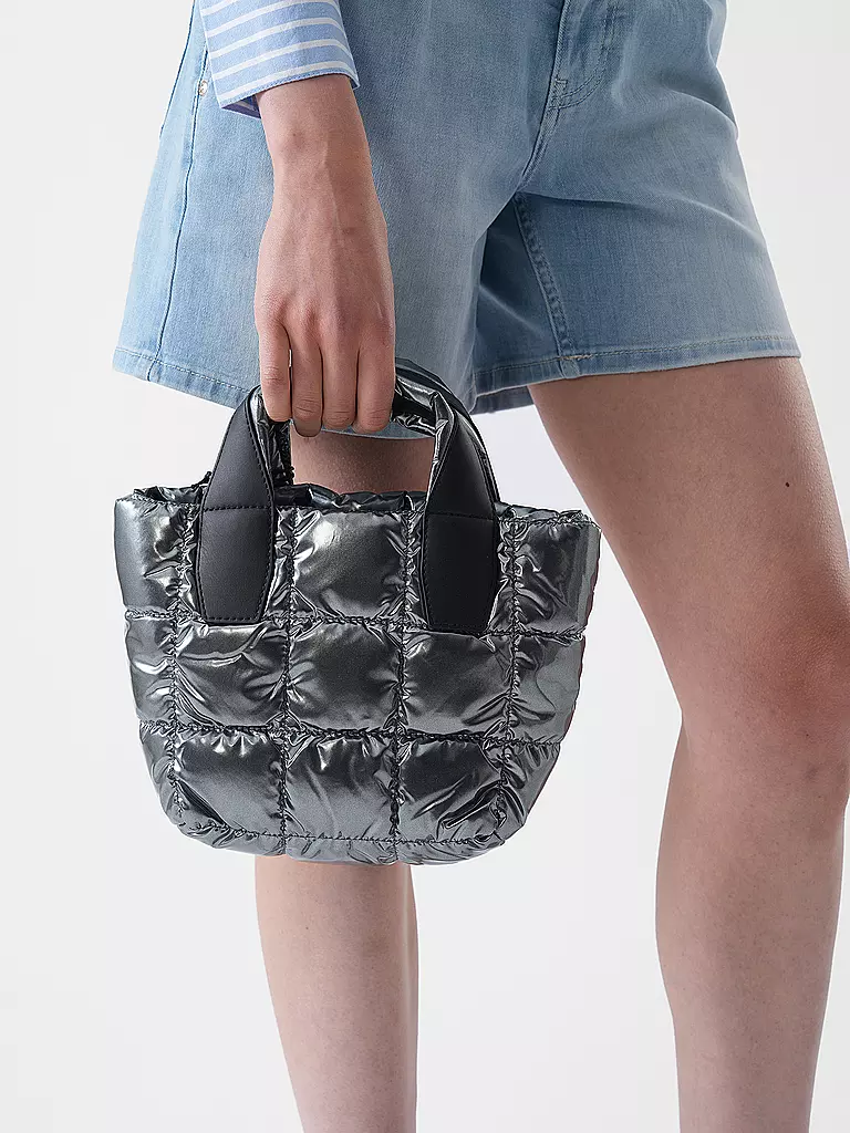 VEE COLLECTIVE | Tasche - Mini Bag PORTER TOTE Mini | Argento