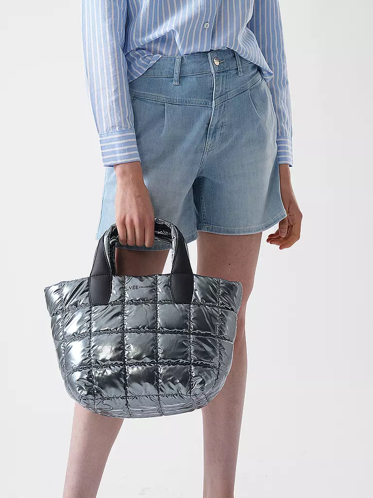 VEE COLLECTIVE | Tasche - Shopper PORTER TOTE Small | Argento