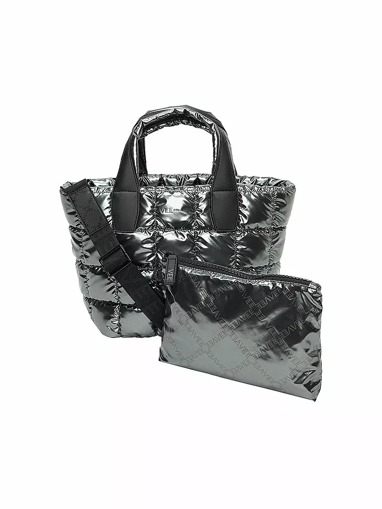 VEE COLLECTIVE | Tasche - Shopper PORTER TOTE Small | Argento