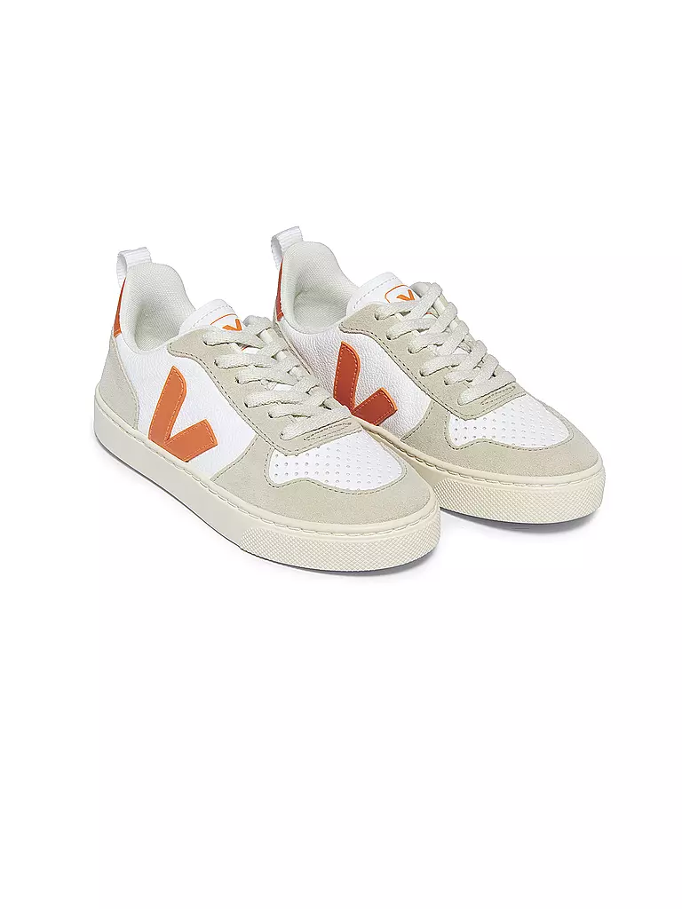 VEJA | Kinder Sneaker V-10 | Bianco