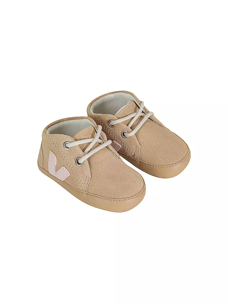 VEJA | Scarpe stringate da neonato PETALE | Beige
