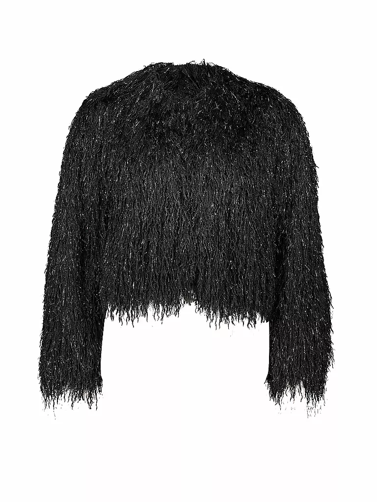 VERA MONT | Giacca effetto pelliccia | Nero