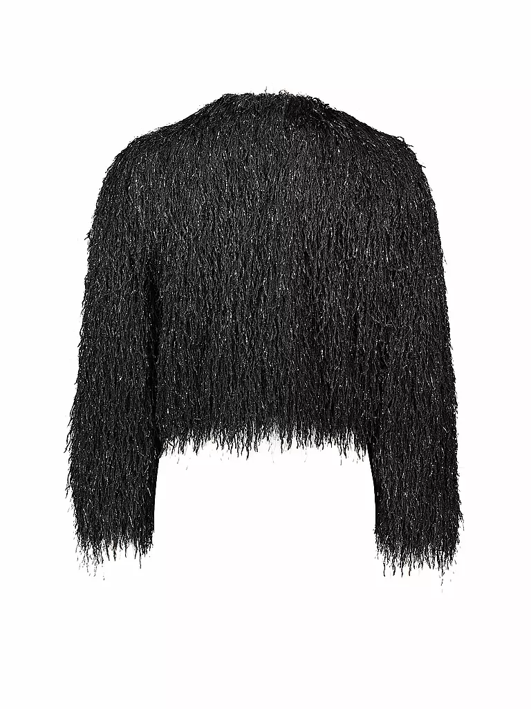 VERA MONT | Giacca effetto pelliccia | Nero